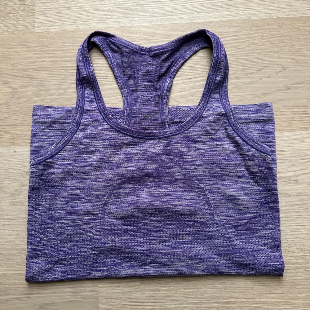 Lululemon Washed Purple Swiftly Tech Racerback Tank Top